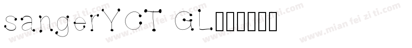 sangerYCT GL字体转换